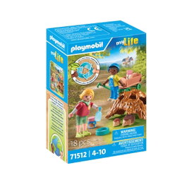 PLAYMOBIL Soins de la famille de hérissons My Life 71512
