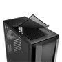 Sharkoon TG7M RGB Boîtier PC Gaming ATX Moyen Tour Noir avec 4 Ventilateurs PWM 120 mm RGB, USB Type-C