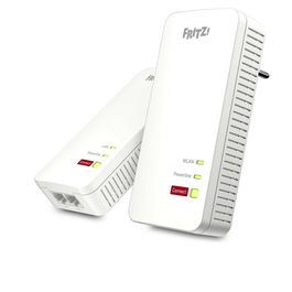 AVM 20003021 Station Powerline 1240 AX Blanche - Adaptateur CPL Wi-Fi 6 Gigabit avec Prise Intégrée