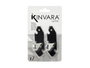 Kinvara Lot de 2 Ouvre-boîtes Noir 9x15x1.5 cm (Set de 48)