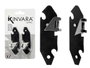 Kinvara Lot de 2 Ouvre-boîtes Noir 9x15x1.5 cm (Set de 48)