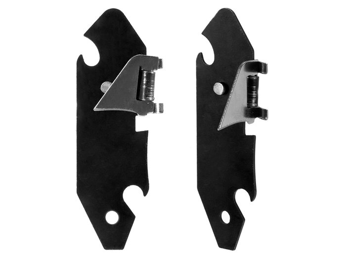 Kinvara Lot de 2 Ouvre-boîtes Noir 9x15x1.5 cm (Set de 48)
