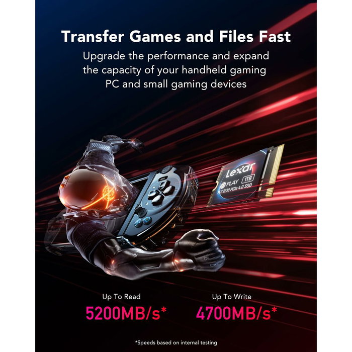 Lexar PLAY SSD 1 To M.2 2230 PCIe Gen 4x4 Lexar PLAY SSD 1 To M.2 2230 PCIe Gen 4x4