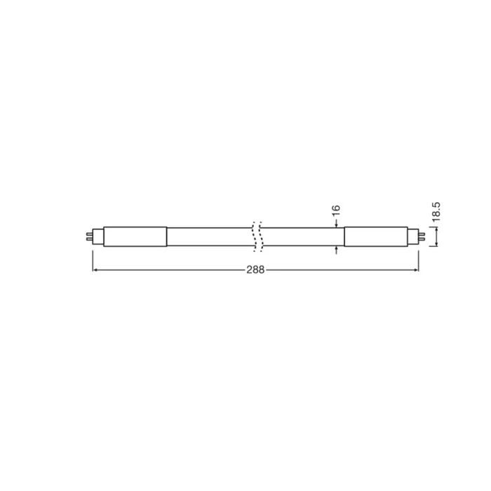 Ledvance Tubo LED T5 G5 4W 400Lm 4000K 190° IP20 Blanco Natural LVE-4058075823631