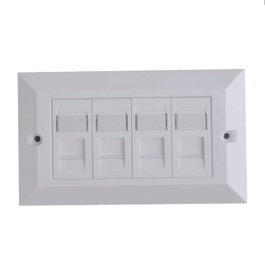 Lanview Plaque murale CAT6 4 ports Type UK 146*86mm