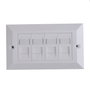 Lanview Plaque murale CAT6 4 ports Type UK 146*86mm