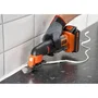 Black + Decker BDCOS18D1K-QW Outil multifonction 18V Lithium avec 20 accessoires, batterie et chargeur