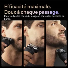 Braun Série 9 Pro+ 9660cc Rasoir Électrique Homme - 60 min Autonomie - Étanche - Noir - Fabriqué en Allemagne