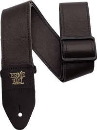 ERNIEBALL Sangle en cuir italien Black Tri-Glide 2 pouces - Marrón