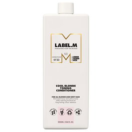 Label.M Après-shampooing Cool Blonde - Neutralise les tons jaunes - Soin capillaire pour cheveux blonds - 1000 ml