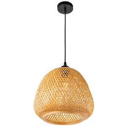 Lampe à Suspension Albacete en rotin
