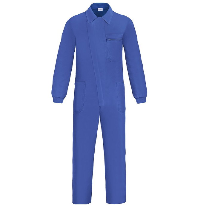 DUVER Mono mécanique italien en Tergal bleu azulina Taille 56 DUVER Mono mécanique italien en Tergal bleu azulina Taille 56
