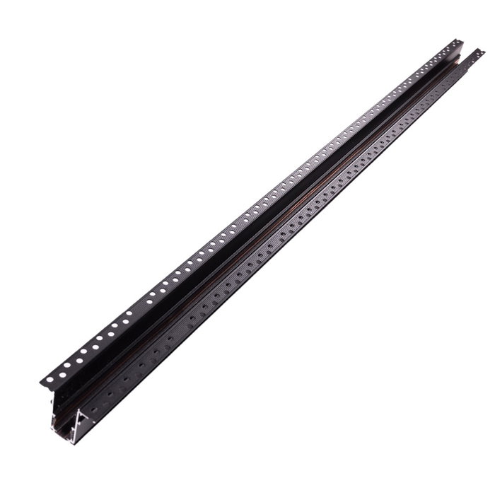 Rail Magnétique Encastré 20mm Noir 1M