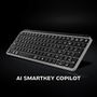 Clavier sans fil Mars Gaming MKSILENKEYSES Noir Espagnol Qwerty