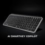 Clavier sans fil Mars Gaming MKSILENKEYSES Noir Espagnol Qwerty