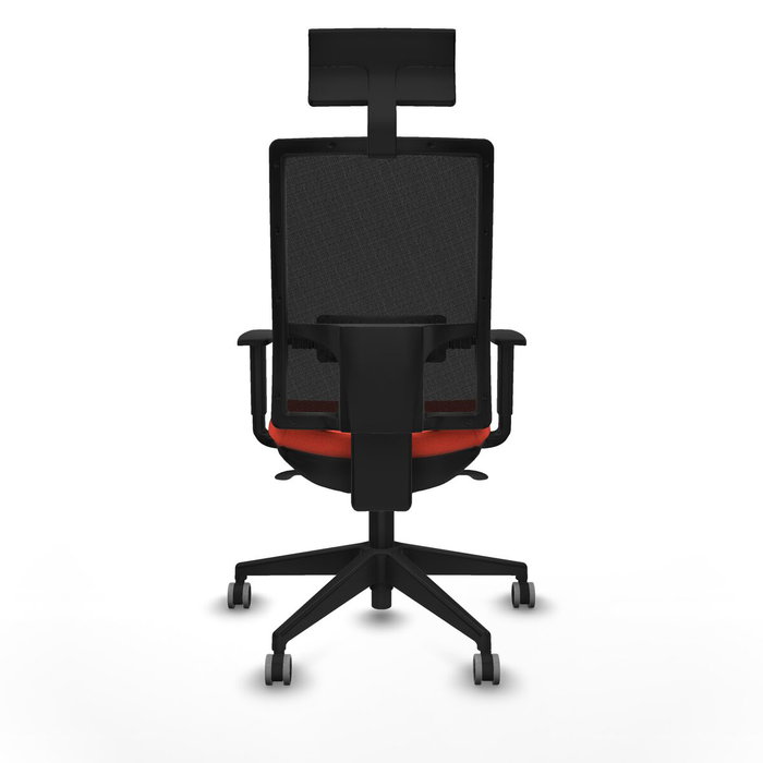 Chaise de Bureau avec Appui-tête Piqueras y Crespo 1D066G1 Orange Foncé Chaise de Bureau avec Appui-tête Piqueras y Crespo 1D066G1 Orange Foncé