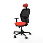 Piqueras Y Crespo Chaise de bureau Jorquera, Sincro/Traslack, Orange foncé et Noir
