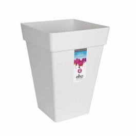 Elho Pot de fleurs carré haut Loft Urban 30 - Blanc