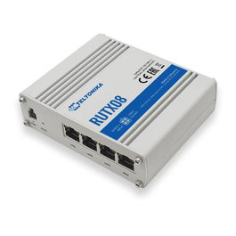 Teltonika Networks Routeur industriel 4 ports Gigabit Ethernet RJ45, CPU quad-core ARM Cortex A7, 256 Mo RAM, RutOS, compatible VPN