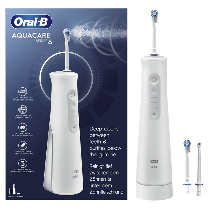 Oral-B AquaCare 6 Irrigateur Buccal - Blanc Oral-B AquaCare 6 Irrigateur Buccal - Blanc