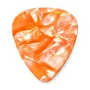 DUNLOP Pack de 72 Médiators Genuine Celluloid Classic Orange Perlé - Thin