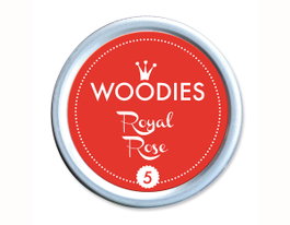 Woodies Almohadilla de tinta Royal Rose 38x22mm