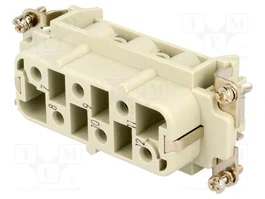 HARTING Han® HsB Insert de contact femelle 6 broches 35A 690V