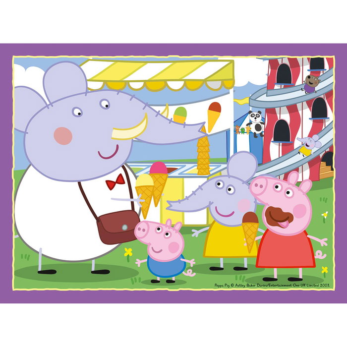 Ravensburger Puzzle Peppa Pig 4 Formes 19x14 cm Enfants +3 Ans 06958