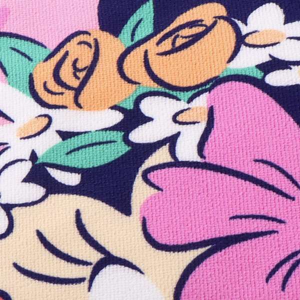 Cerdá Poncho de bain microfibre motif Minnie Mickey Mouse, 55 x 77 cm, pour fille 3 ans et plus, rose