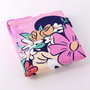 Cerdá Poncho de bain microfibre motif Minnie Mickey Mouse, 55 x 77 cm, pour fille 3 ans et plus, rose
