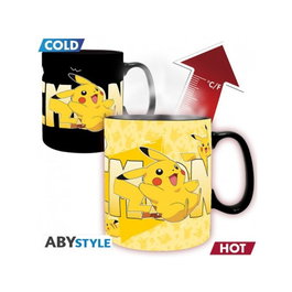 Abystyle Taza Pokémon Pikachu 460 ml thermochangeante