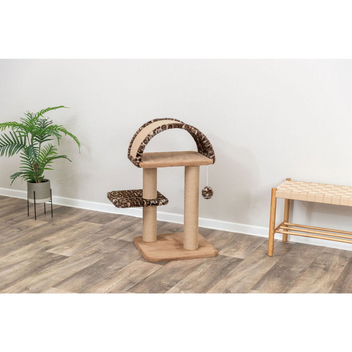 Grattoir pour Chats Trixie Leo Marron Ø 48 cm 85 cm Grattoir pour Chats Trixie Leo Marron Ø 48 cm 85 cm