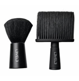 L3Vel3 Set de 2 brosses de barbier pour le cou