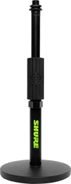 SBG Support de Bureau avec Base Ronde pour Microphone, Réglable 254-381mm, Anti-vibration, Noir