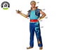MagiCostume - Disfraz Genio Azul Brillant pour Homme Adulte - Costume 7 Pièces (Turbante, Chaleco, Pantalón) - Taille M-L - Thématique Fantasie