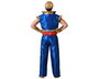 MagiCostume - Disfraz Genio Azul Brillant pour Homme Adulte - Costume 7 Pièces (Turbante, Chaleco, Pantalón) - Taille M-L - Thématique Fantasie