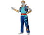 MagiCostume - Disfraz Genio Azul Brillant pour Homme Adulte - Costume 7 Pièces (Turbante, Chaleco, Pantalón) - Taille M-L - Thématique Fantasie