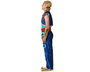 MagiCostume - Disfraz Genio Azul Brillant pour Homme Adulte - Costume 7 Pièces (Turbante, Chaleco, Pantalón) - Taille M-L - Thématique Fantasie