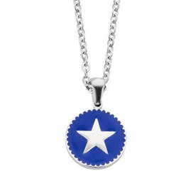 Pendentif Femme CO88 Collection 8CN-26049 Argenté Bleu