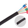 Vivolink Gaine de gestion de câbles flexible ø25mm noire, 25m