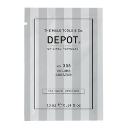 Depot Gel Coiffant N° 308 pour Hommes - Volume, Tenue Moyenne avec Filtre UV - 10 ml