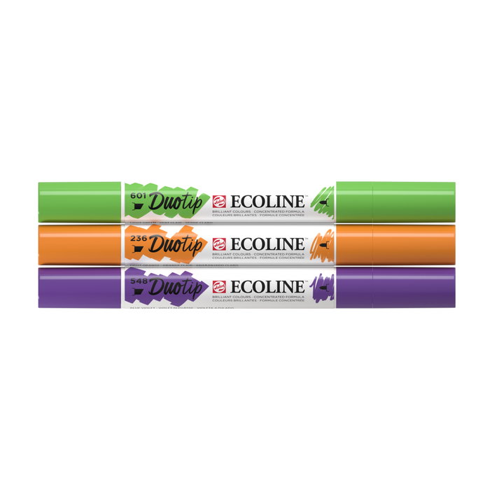 Ecoline Ecoline Duotip estuche Secundario - 3 couleurs