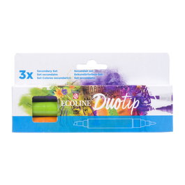 Ecoline Ecoline Duotip estuche Secundario - 3 couleurs