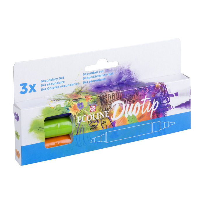 Ecoline Ecoline Duotip estuche Secundario - 3 couleurs