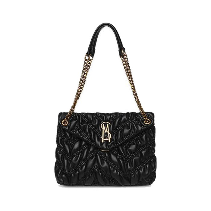 Steve Madden Sac Bandoulière Britta-G Black/Gold SM13001571B Steve Madden Sac Bandoulière Britta-G Black/Gold SM13001571B