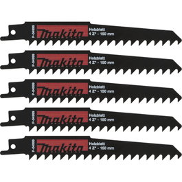 Makita P-04999 CV 150/4Z Lames de scie sabre pour bois (Lot de 5)