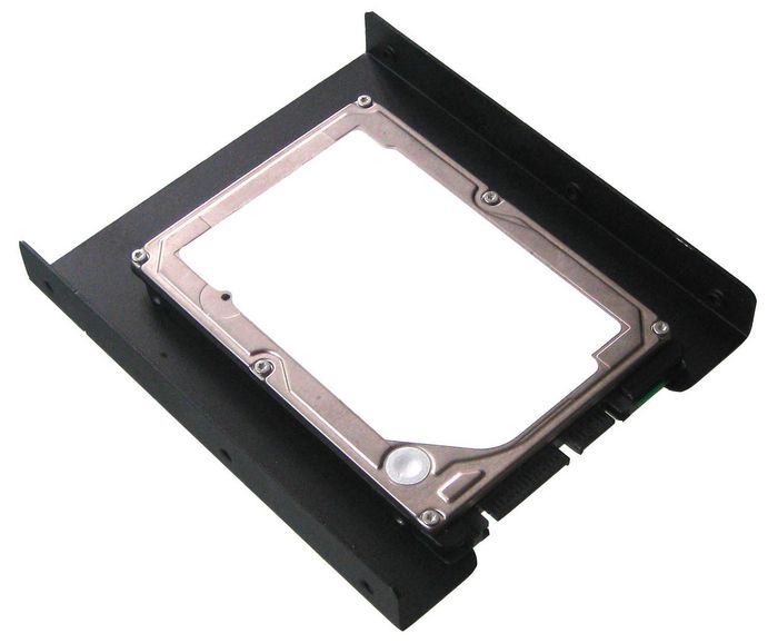 CoreParts Kit de fixation pour disque dur 2.5" et 3.5" - Support de montage HDD/SSD