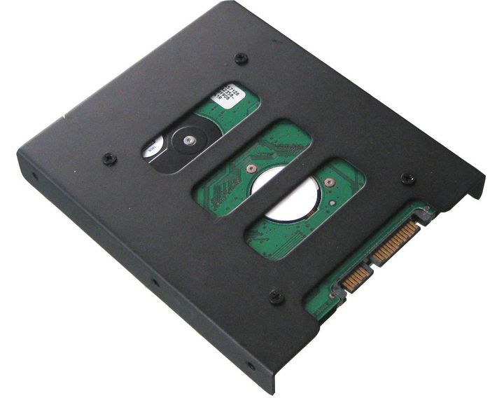 CoreParts Kit de fixation pour disque dur 2.5" et 3.5" - Support de montage HDD/SSD