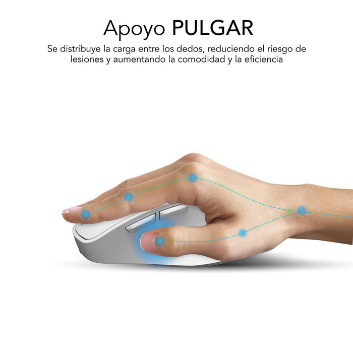 Souris sans-fil Subblim SUBMO-EDCON02 Blanc 2400 dpi