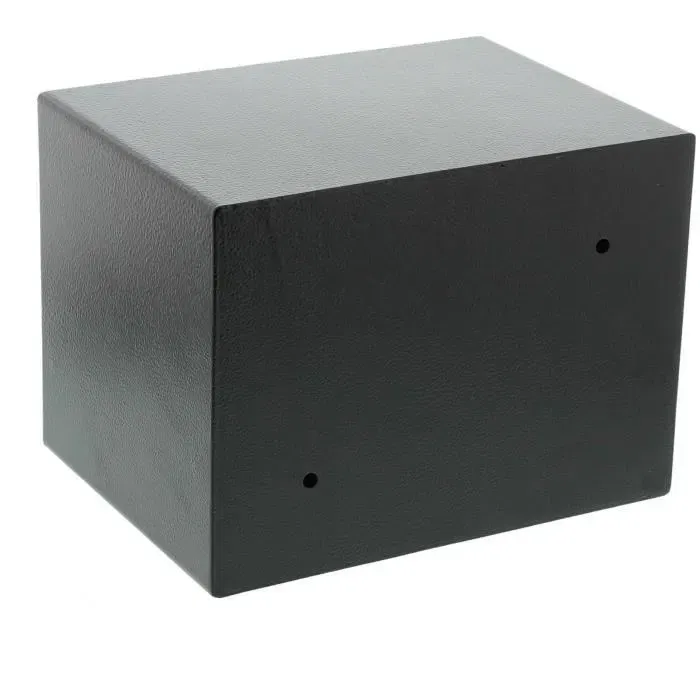 BURG-WÄCHTER Coffre fort Favor S1 K - Serrure à clé double panneton - Volume 6,6 L - Noir - 4 kg - Dimensions 170 x 230 x 170 mm